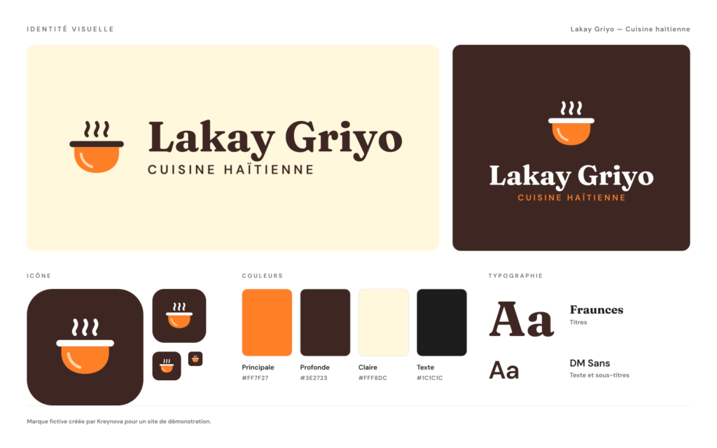 Identité visuelle de Lakay Griyo